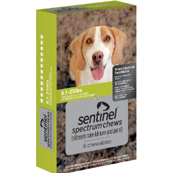 sentinel spectrum chews medium yellow